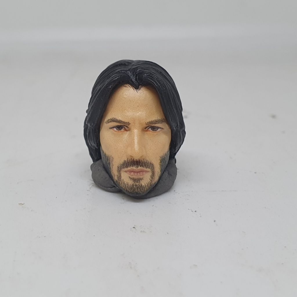 Mafex Head HS John Wick Keanu Reeves A Original kitbash 1/12