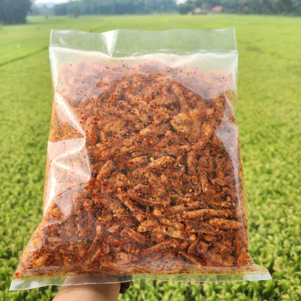 

SNACK BASRENG 500GRAM MAKANAN RINGAN PEDAS DAUN JERUK BUMBU MELIMPAH MURAH