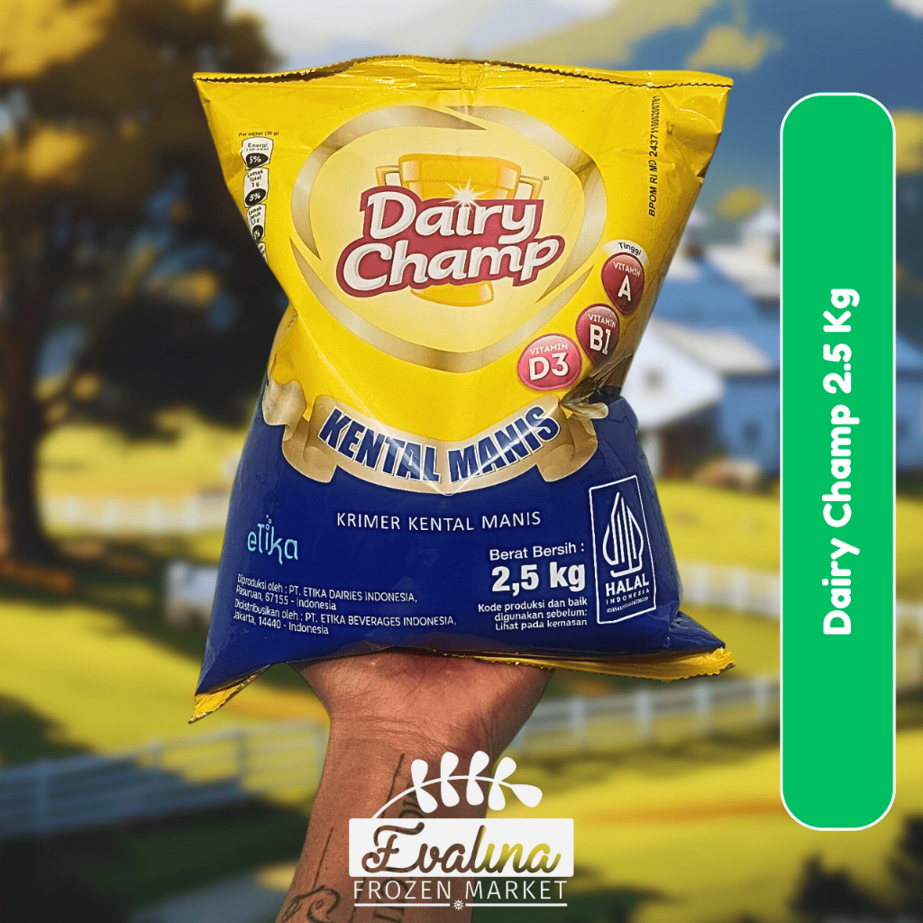 

Susu Krimer Kental Manis SKM Dairy Champ bantal 2,5 kg