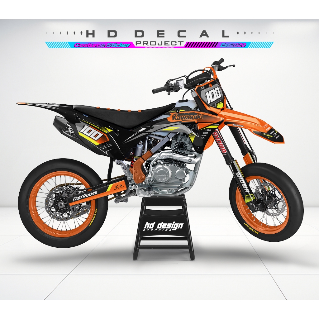 DECAL KLX GORDON PREMIUM GLOSY COSTUME DESIGN / DECAL KLX GORDON FULL BODY 145