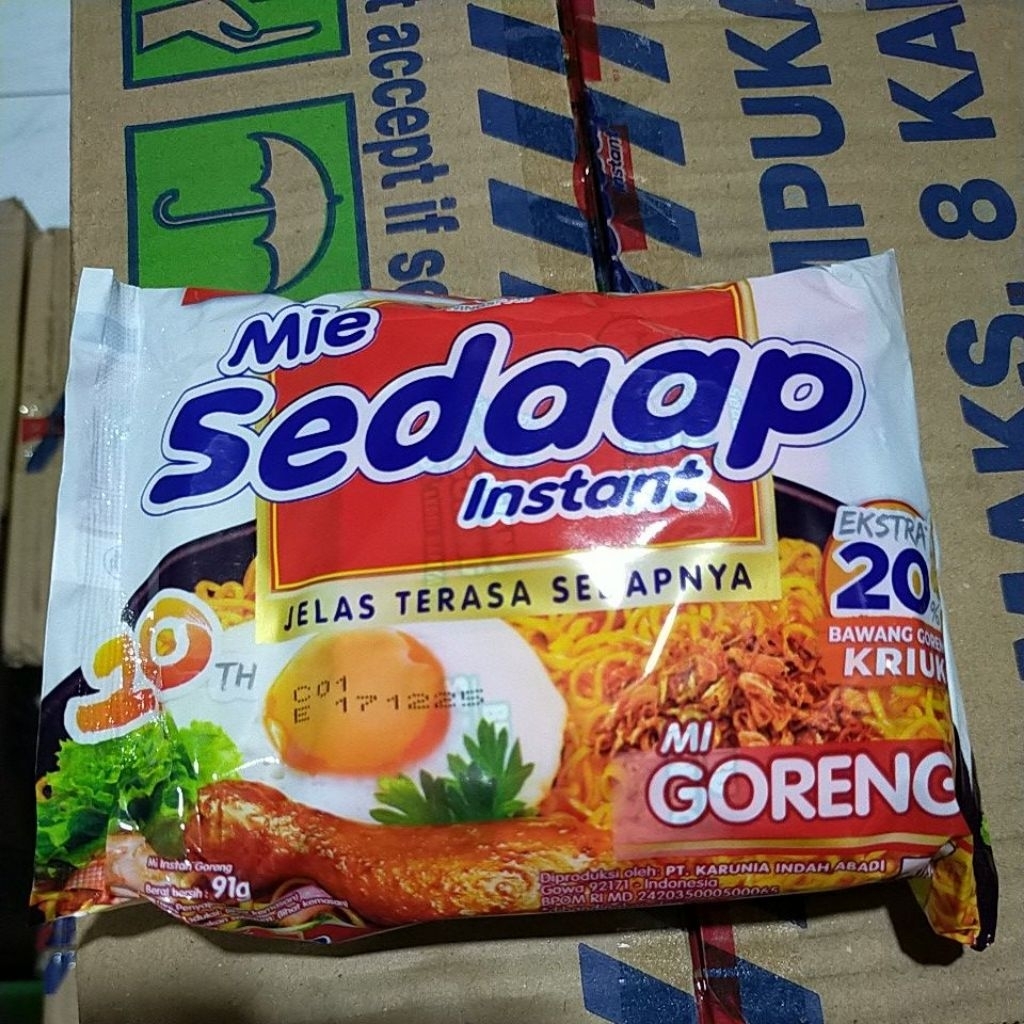 

Sedap goreng isi 40