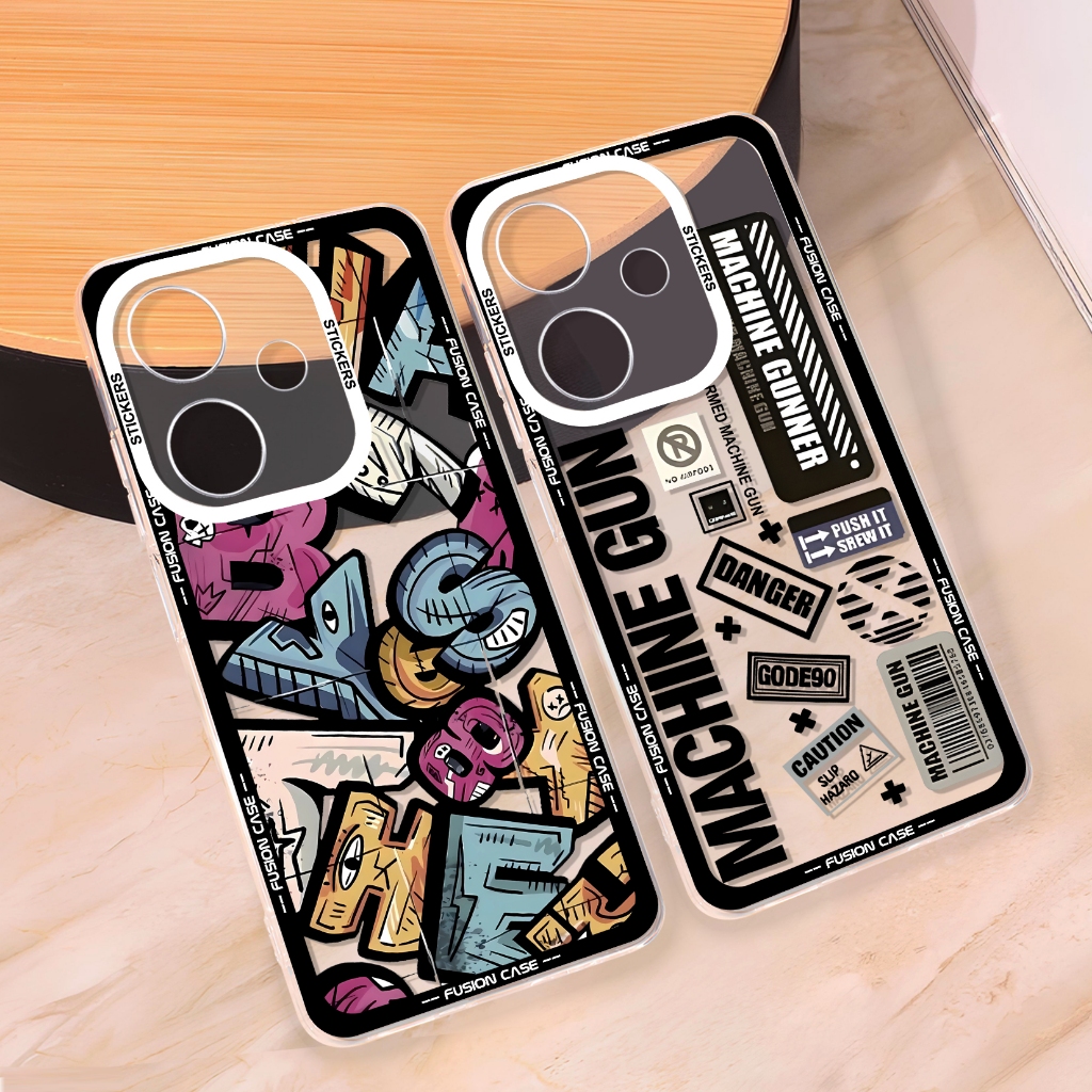 Softcase Casing Bening2Xiaomi Redmi 13X 13 4G Case Hp Transparan Anti Gores Terbaru NBX-18