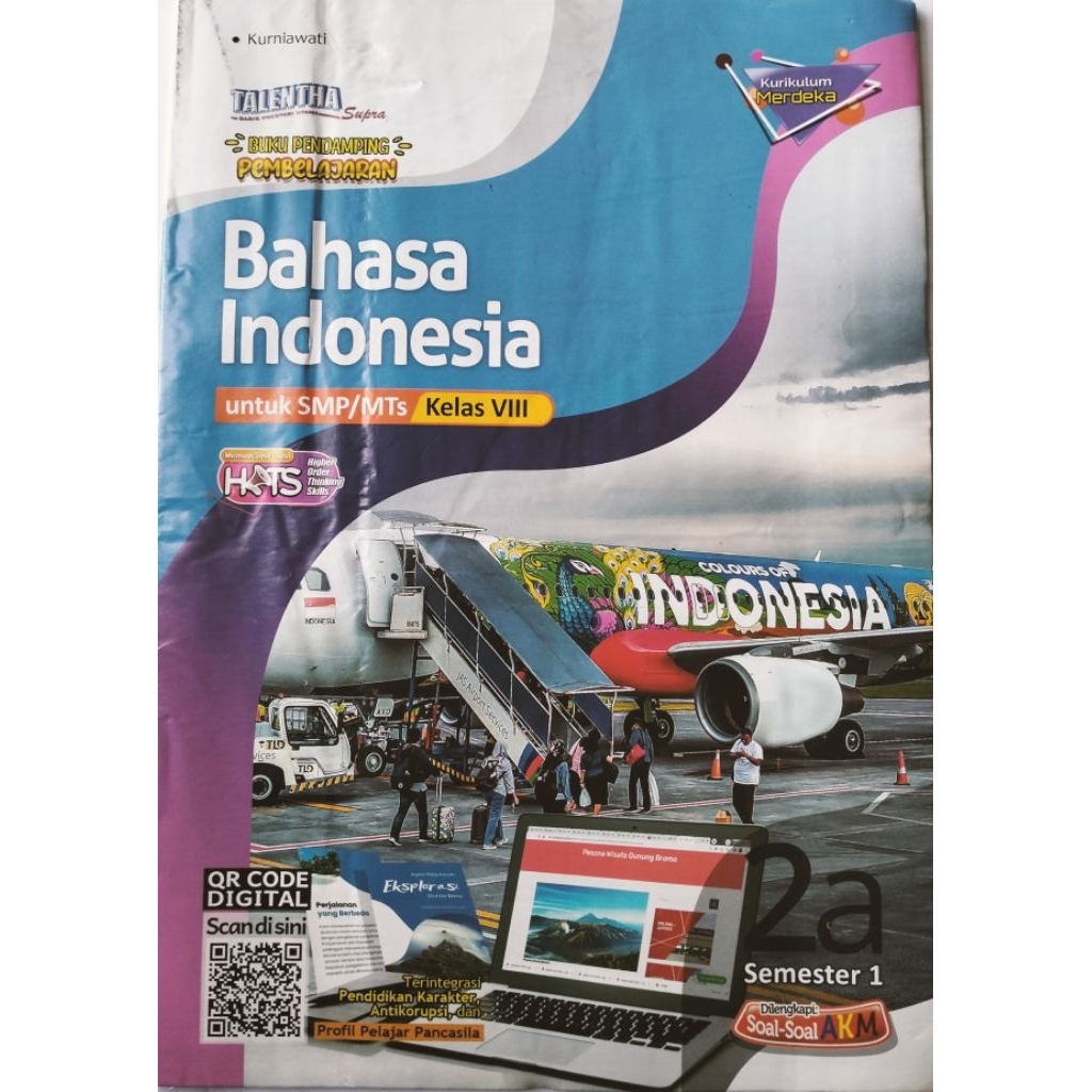 LKS SMP MTS BAHASA INDONESIA KELAS 8 MERDEKA semester 1