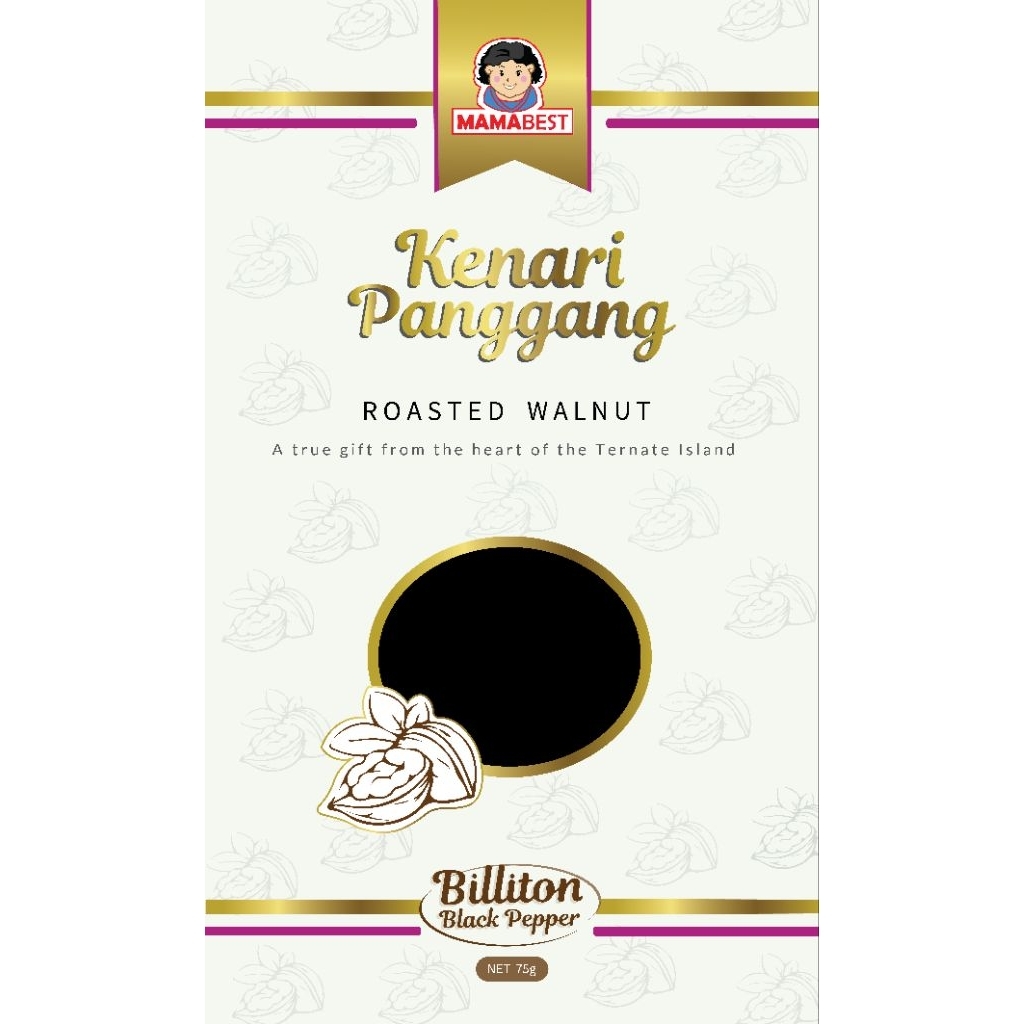

Mamabest Kenari Panggang Rasa Lada Hitam