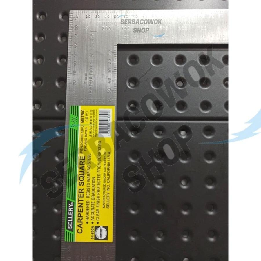 

sellery Penggaris Siku Meter 40CM x 60 CM Siku Tukang Stainless Anti karat