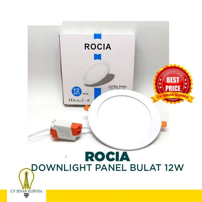HARGA GROSIR Rocia inbow IB LED Panel 12w 12 watt DownLight