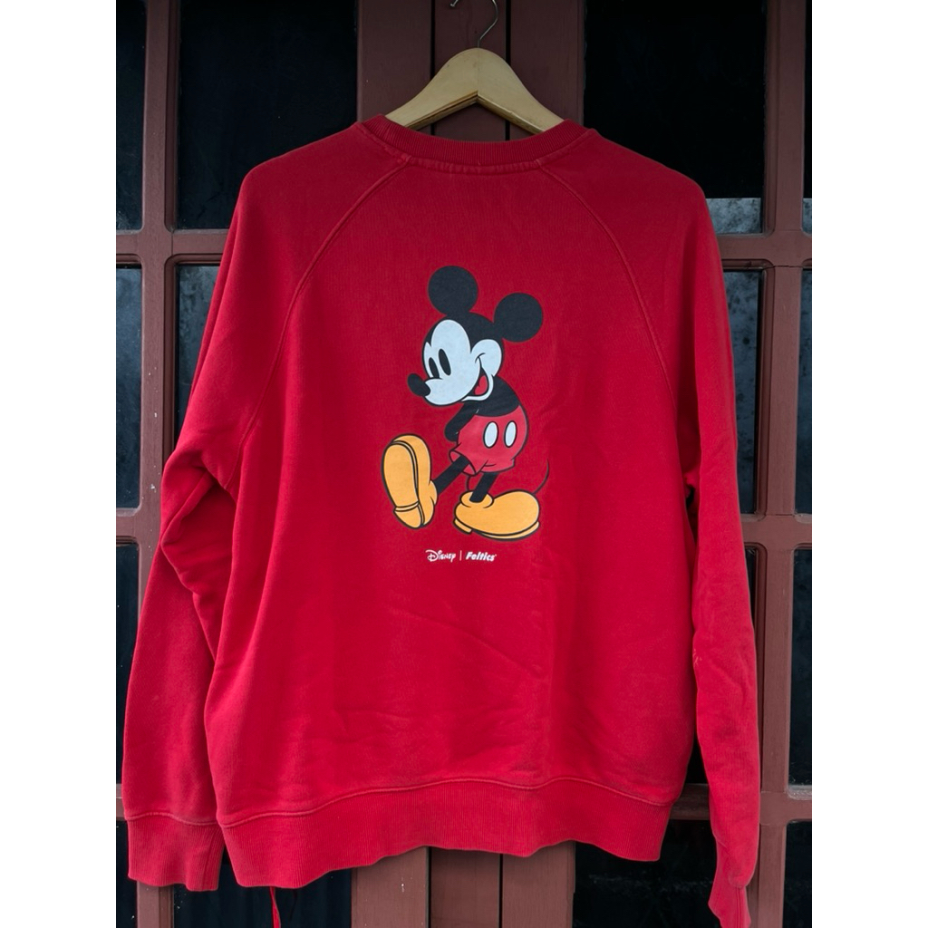 CREWNECK PRIA FELTICS X DISNEY MERAH UK L