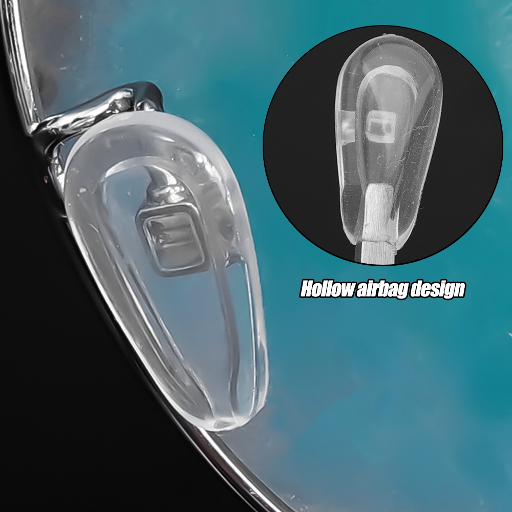 Bantalan Hidung Kacamata Silikon Air Bag Nose Bridge Anti-slip Support dengan Obeng Bantalan Hidung 
