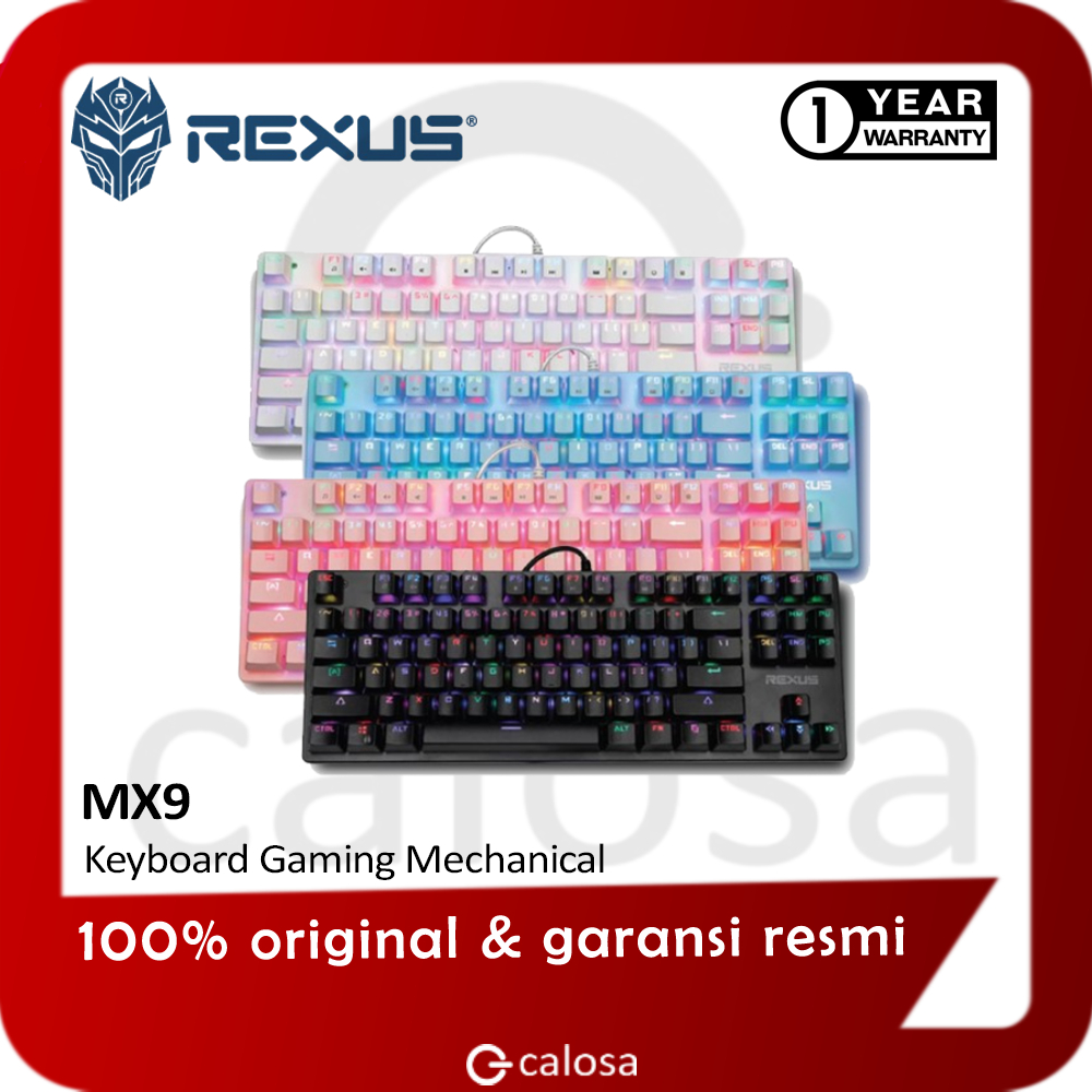 Rexus Legionare MX9 TKL RGB - MX-9 MX 9 Mechanical Gaming Keyboard Garansi Resmi