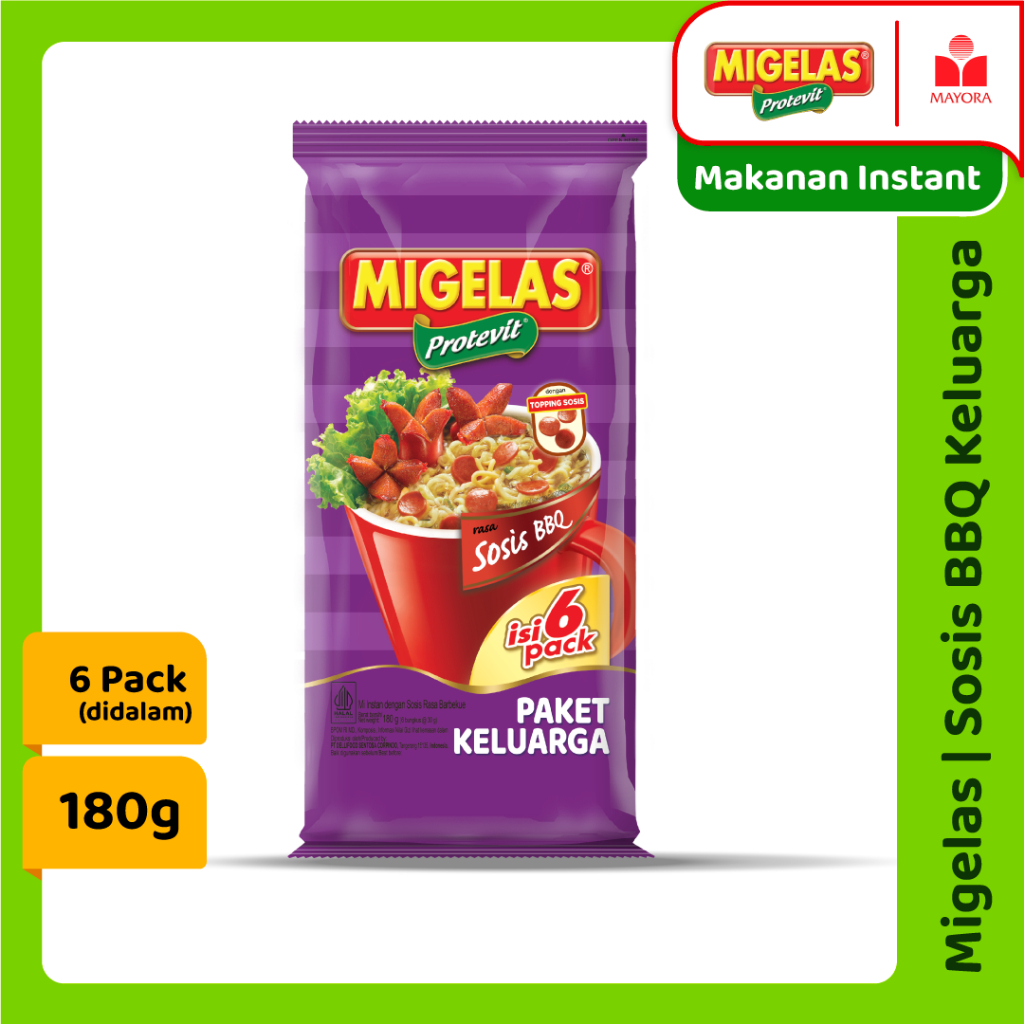 

Migelas Sosis BBQ Paket Keluarga 6 Sachets