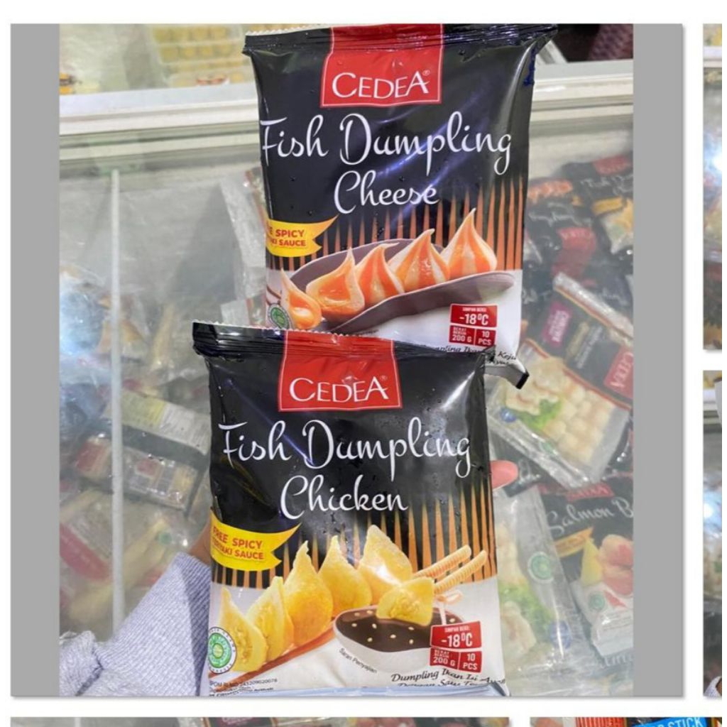 

Cedea Cheese/Chicken dumpling 200gr (tahan suhu ruangan 3 hari)