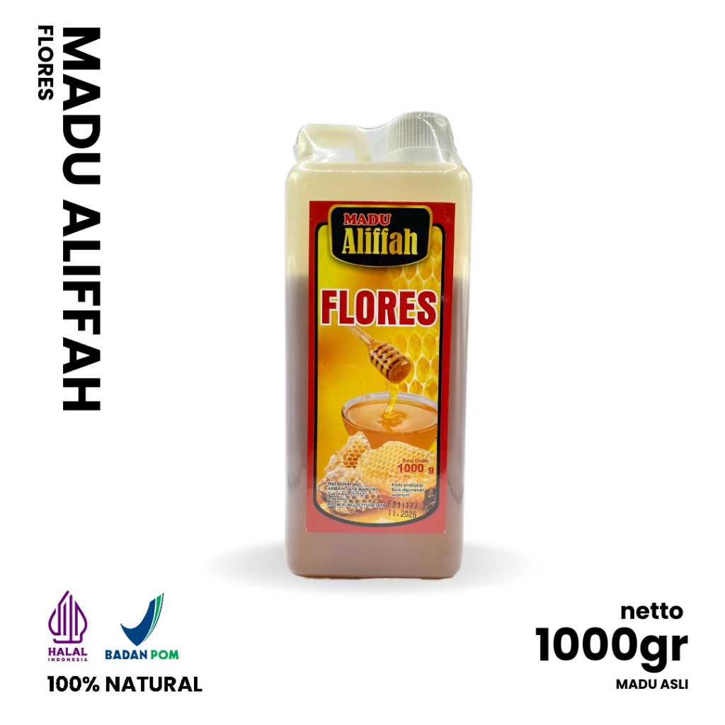 

Madu MURNI ASLI Flores Botol Plastik Aliffah Madu Murni Madu Drigen (500gr)