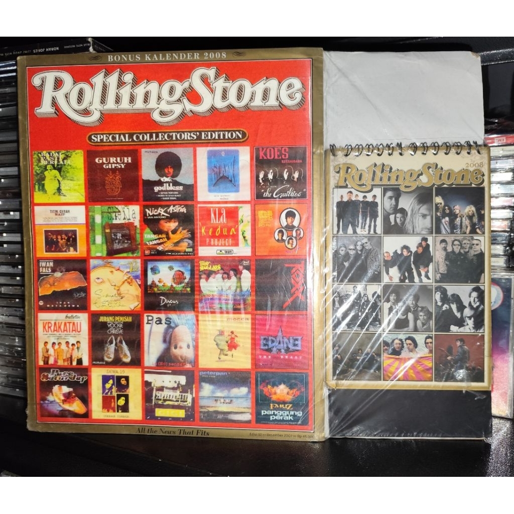 Majalah Rolling Stone Special Collector's Edition 150 Album Indonesia Terbaik Bonus Kalender 2008 ( 