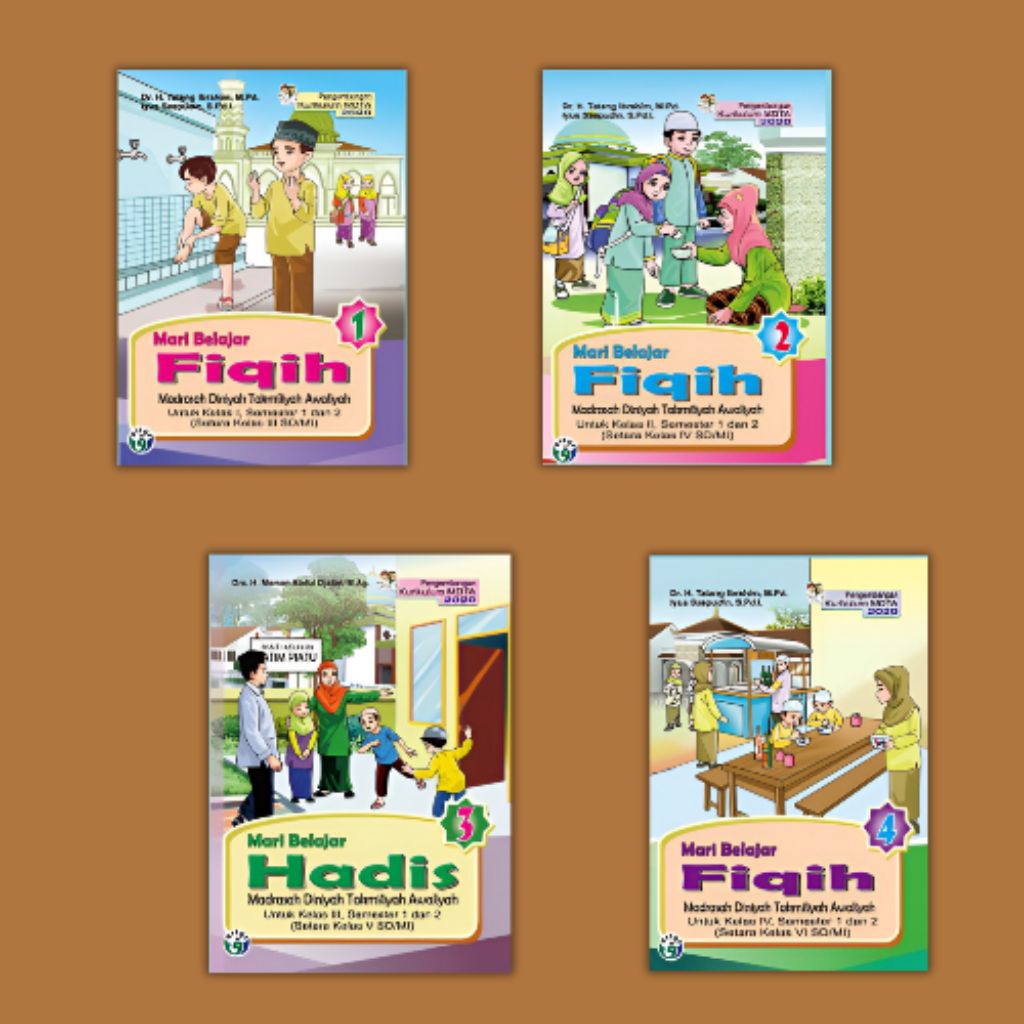 Buku MDTA Fiqih kelas 1,2,3,4
