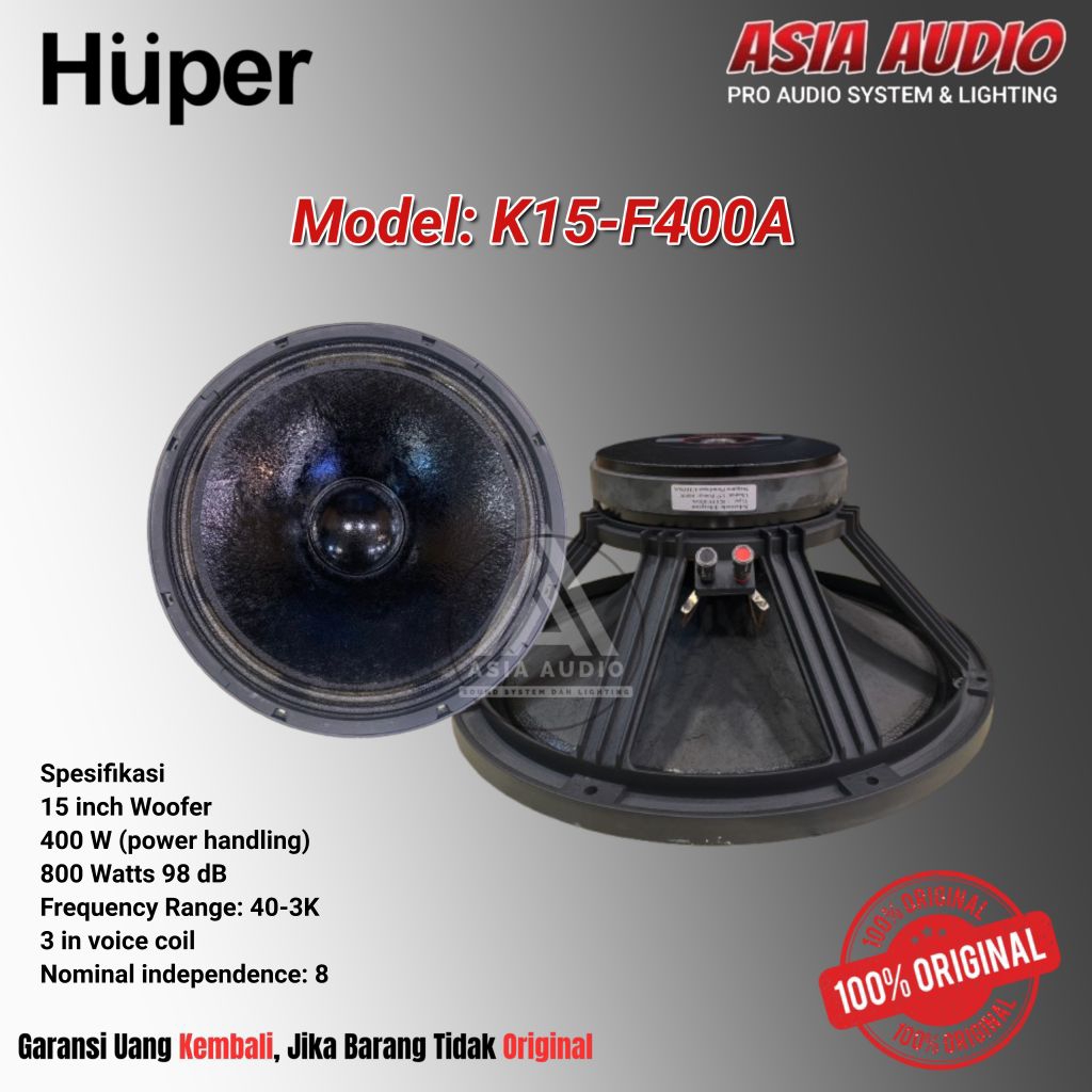 SPEAKER COMPONENT HUPER K15F400A