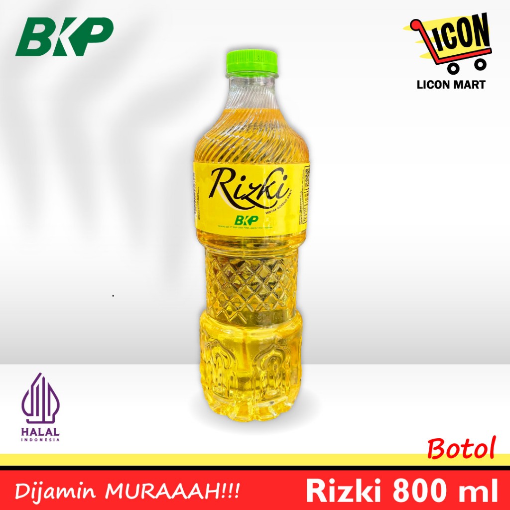 

MINYAK GORENG RIZKI 800 ML MURAH / RIZKI 800 ML BOTOL 1 DUS (12 BOTOL)