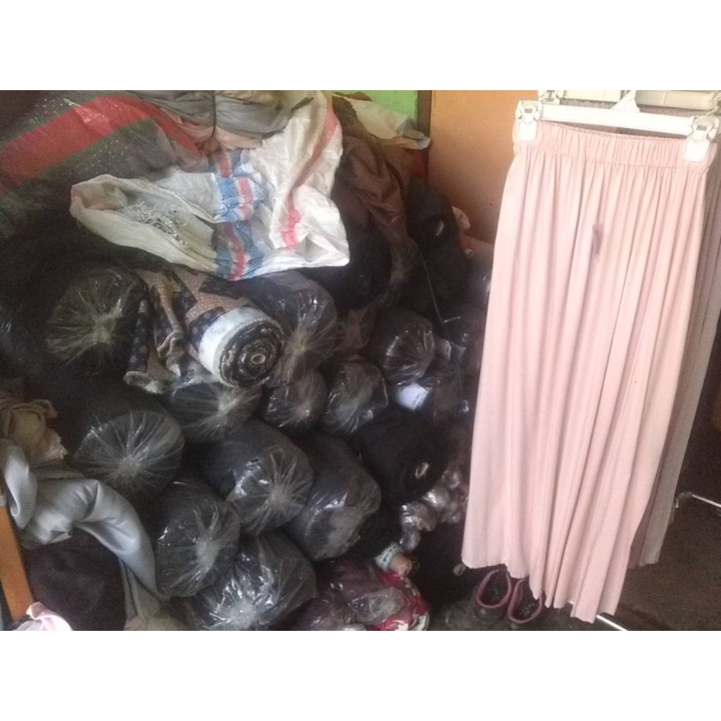 Rok Panjang Polos Katun Rayon Viscose Tebal Lembut Humairoh