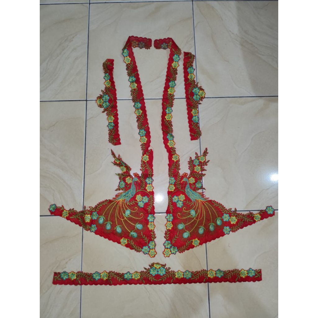 Renda bordir buat kebaya encim