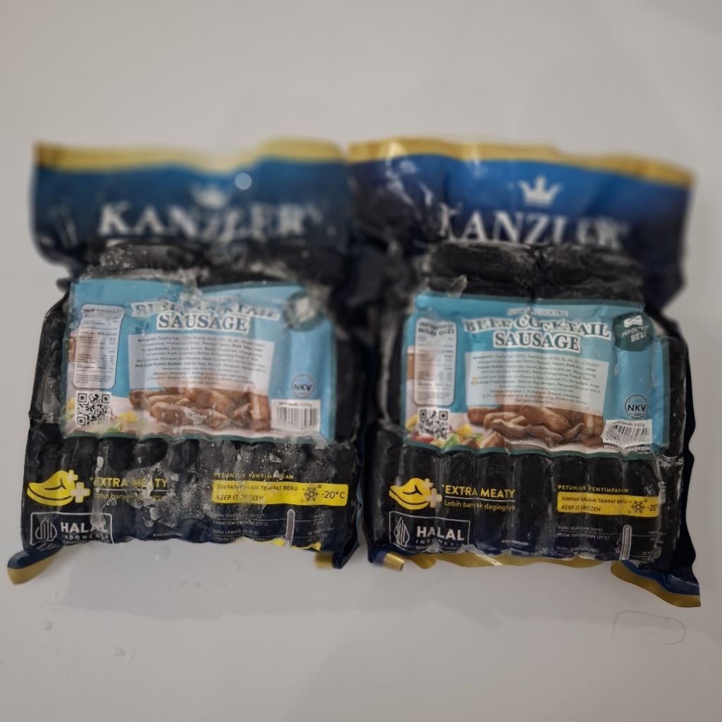 

Kanzler Sosis Beef Coctail 500gr/sosis sapi kanzler