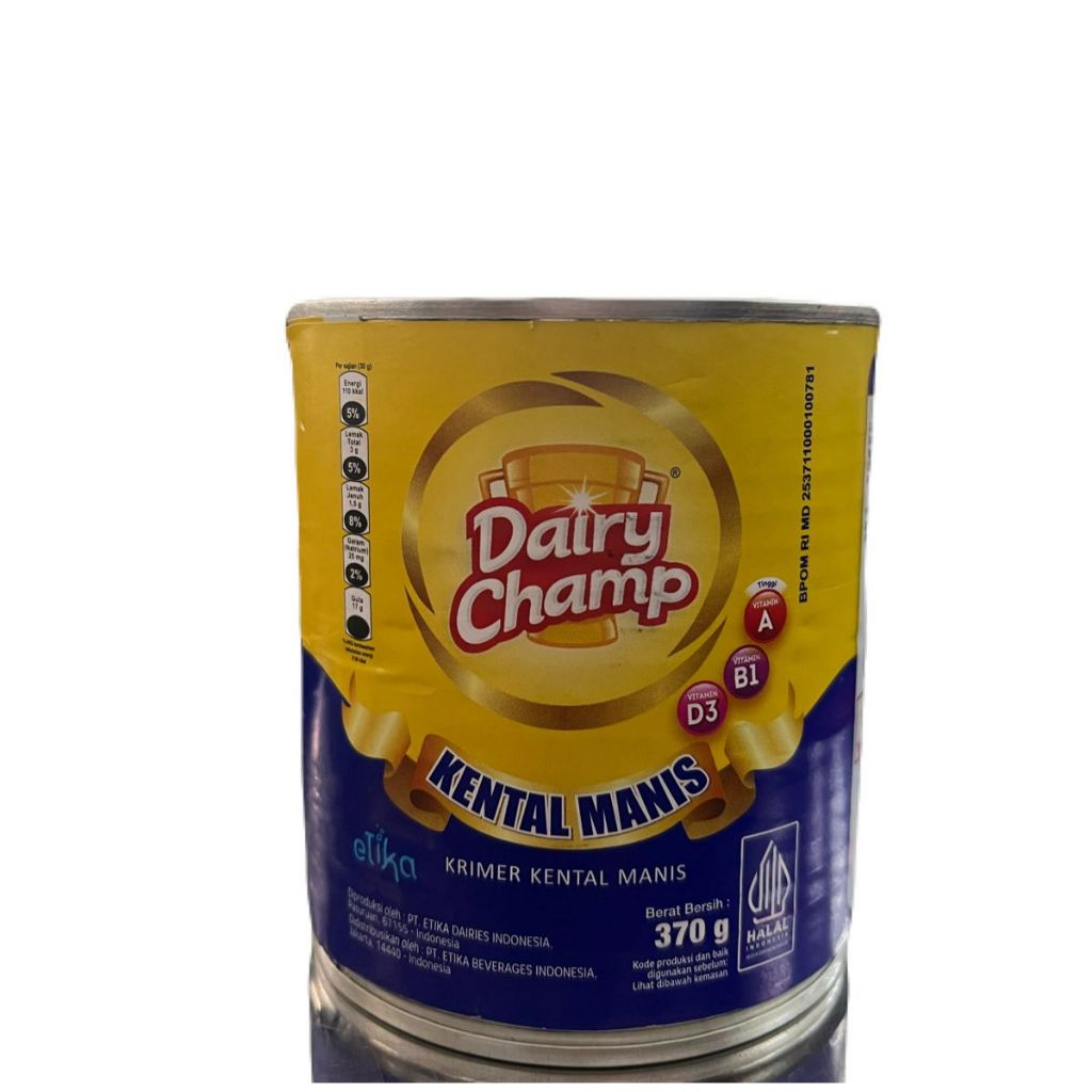 

SUSU KENTAL MANIS KALENG DAIRY CHAMP 370G, 480G, 1KG