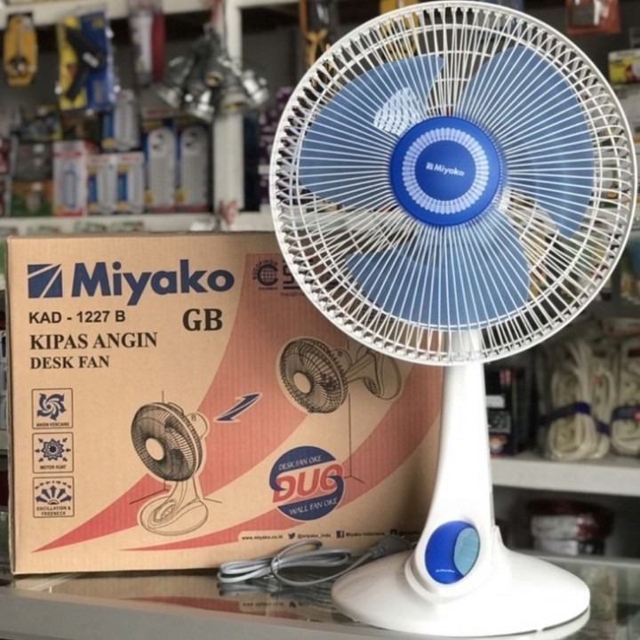 DESK FAN KAD 1227 B/GB MIYAKO