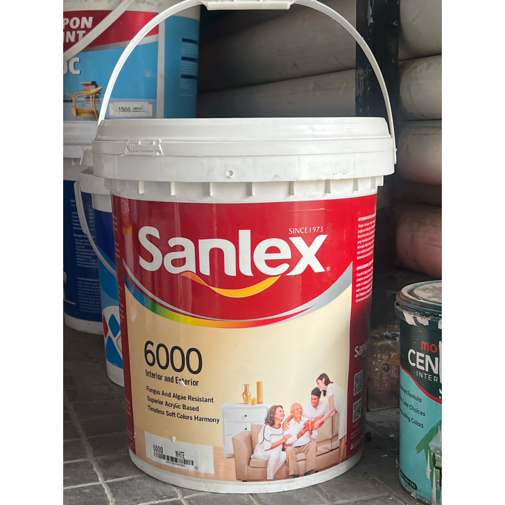 CAT TEMBOK SANLEX PAIL 25 KG