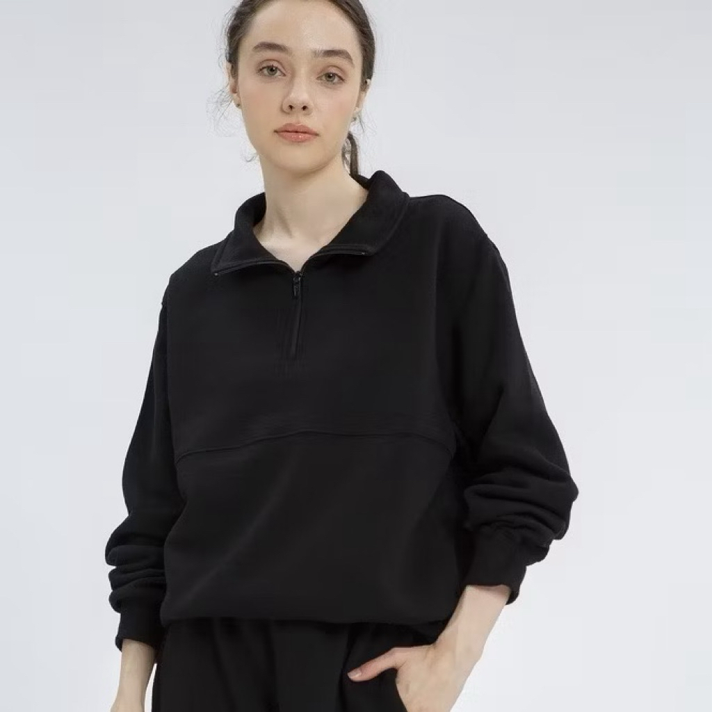 FRIO Half-Zip Sweatshirt | Black