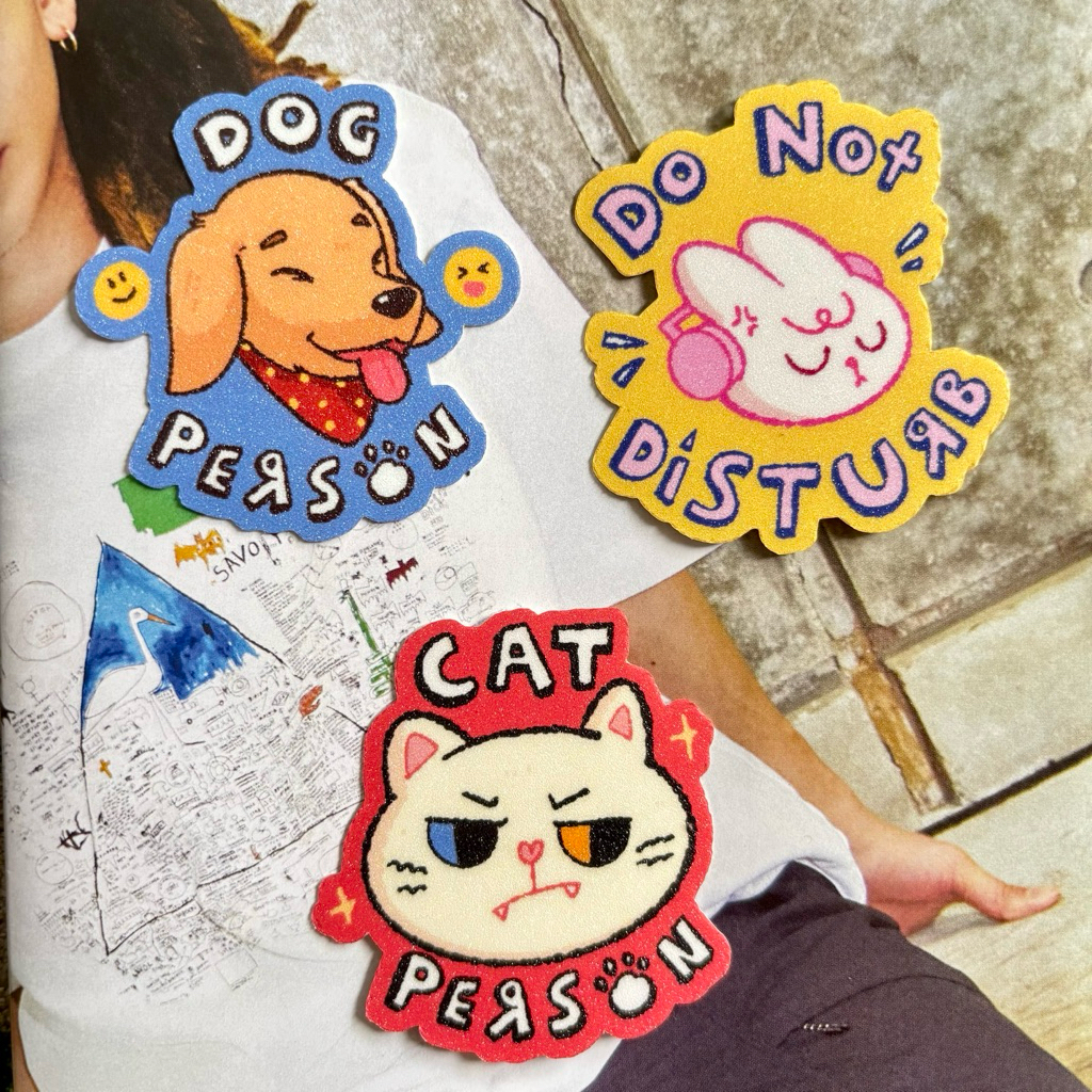 

Sticker Lucu | Sticker Kucing | Sticker Anjing | Sticker Kelinci by Riannon Unicorn