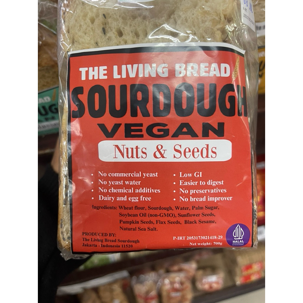 

The Living Bread Sourdough Vegan Nuts&Seeds