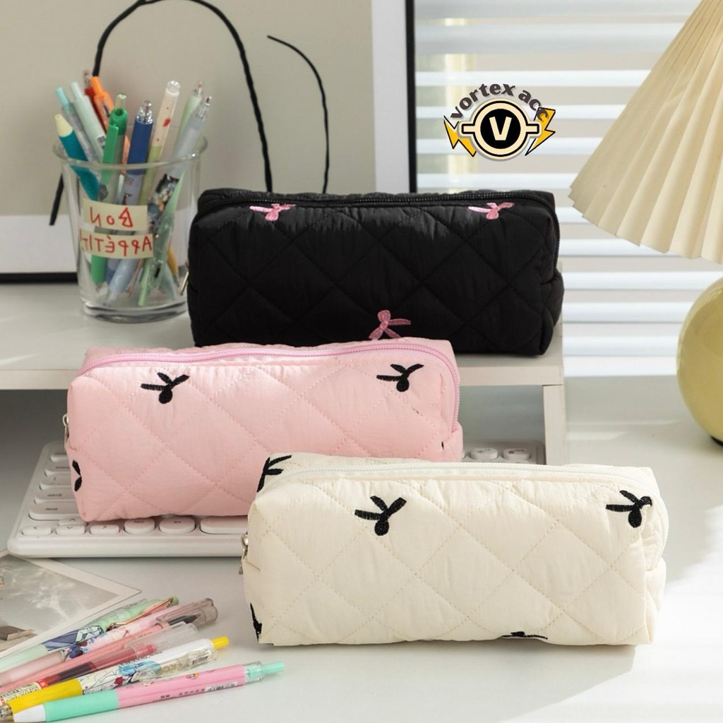 

NEW Pencil Case Ribbon Tempat Pensil Pita Premium Bahan Super Lembut Multifungsi/Serbaguna AB-04.