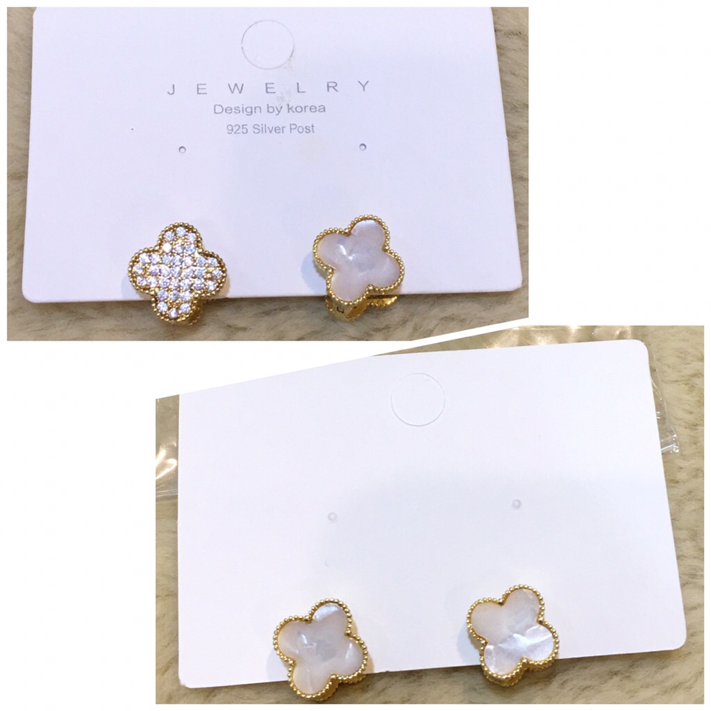 Anting  fashion clover van cleef FAVOR fashion wanita kekinian