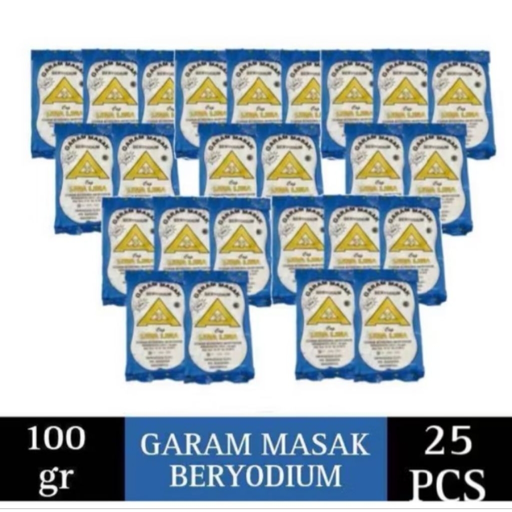 

[ 25 PCS] GARAM MASAK BERYODIUM CAP MUTIARA LAUT MURAH
