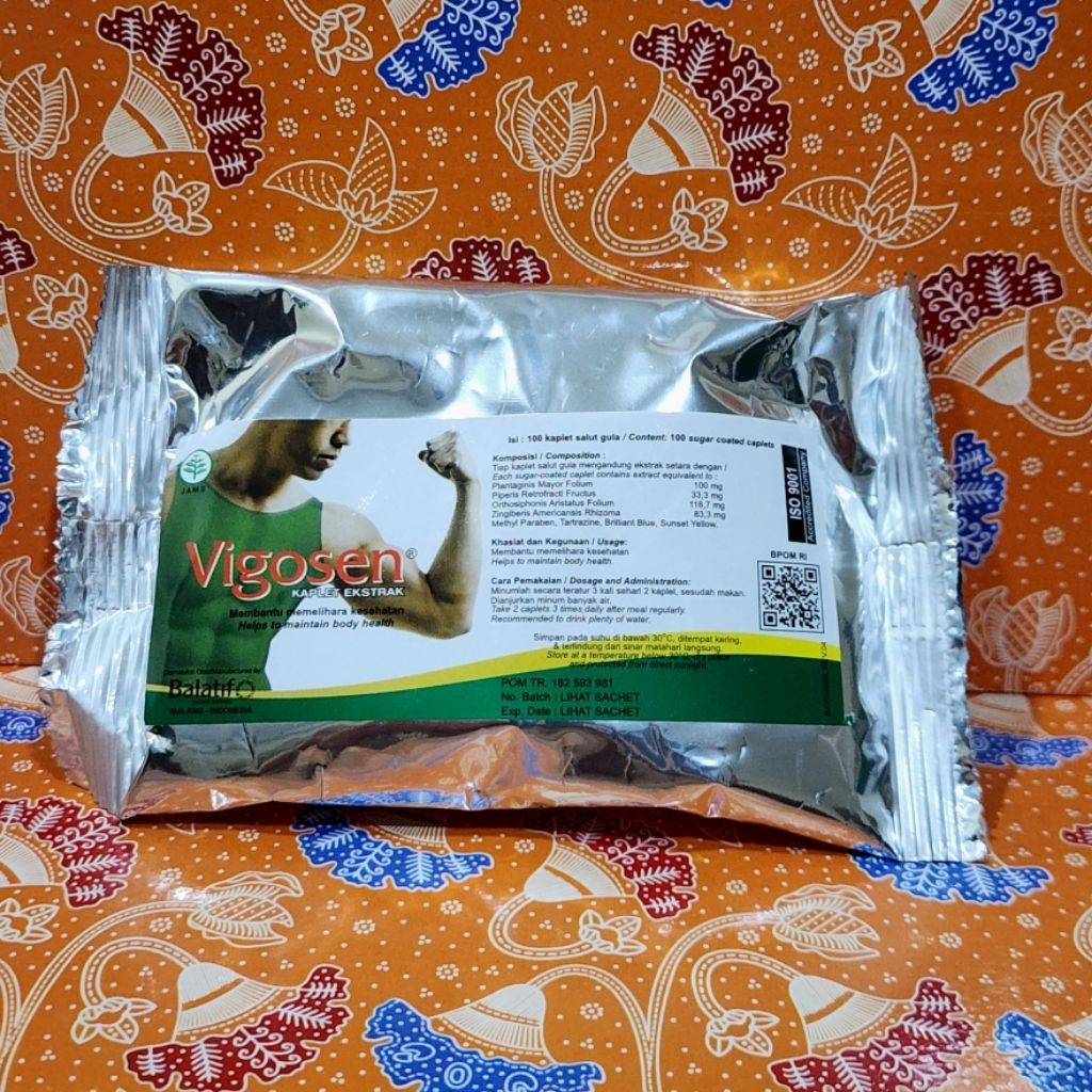 VIGOSEN | SUPLEMEN PRIA DEWASA | SAK isi 100