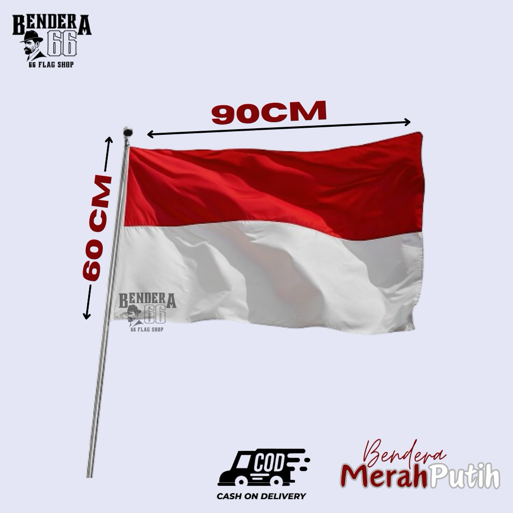 Bendera Indonesia / Bendera Merah Putih 90x60