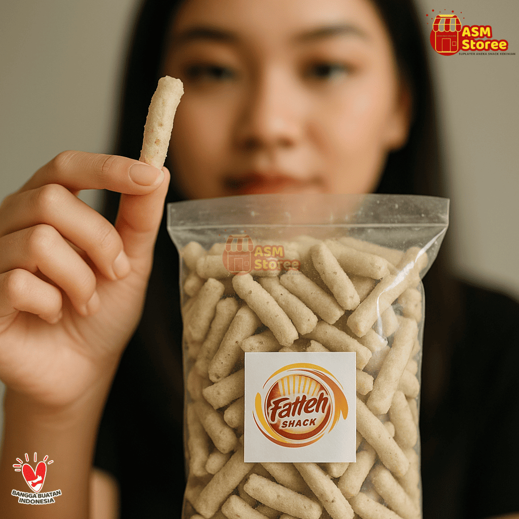 

Basreng Original Daun Jeruk Fatteh Snack 250g - Camilan Renyah Gurih Aroma Khas | Snack Basreng Halal Kekinian