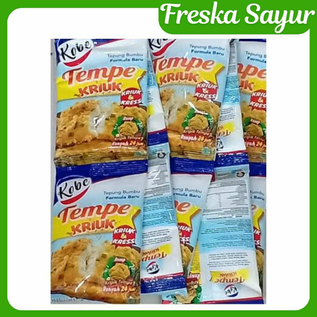 

Kobe Tepung Tempe Kriuk 75 gr 1 Renceng