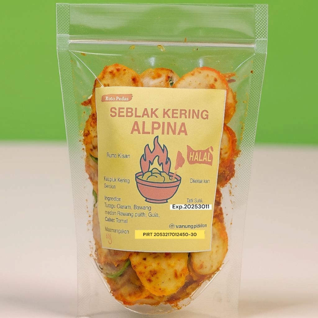 

Sebring Kerupuk Kering-Seblak Kering Kriuk Gurih Teman Nasi Cemilan Pedas Original Murah Sudah Izin PIRT Snacks Food Keripik Asin Krupuk