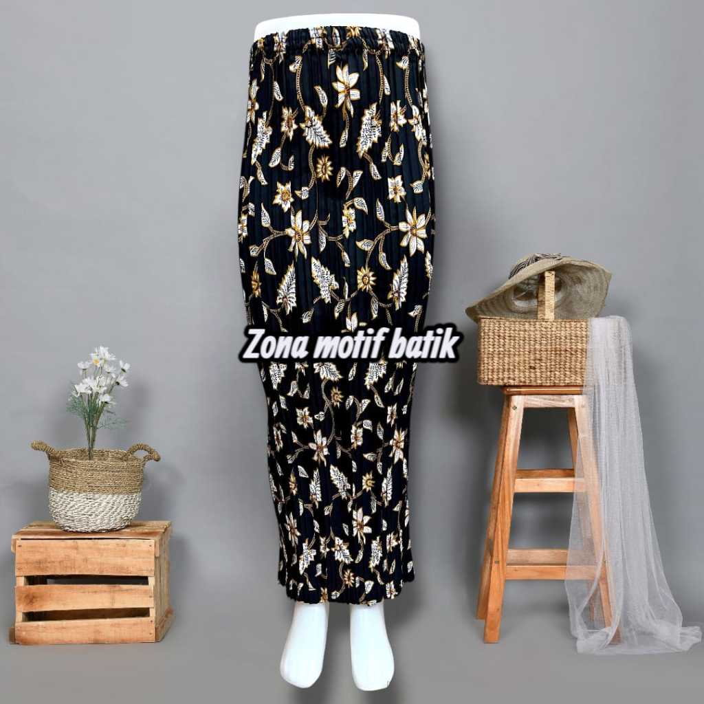 Bawahan Kebaya Anak Usia 7-12 Tahun/Rok Plisket Batik/Bawahan Kebaya Anak Modern