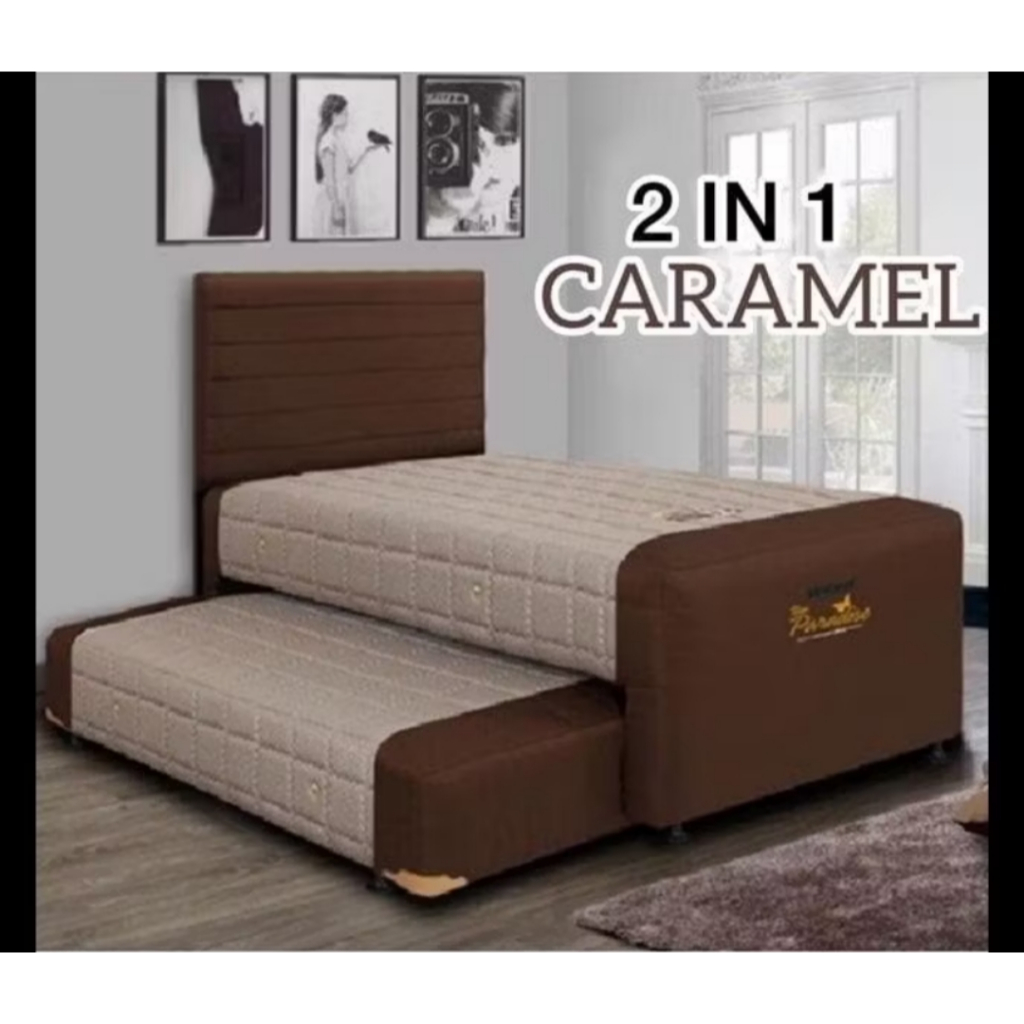 Uniland 2in1 Paradise Kasur Spring Bed Atas Bawah Fullset