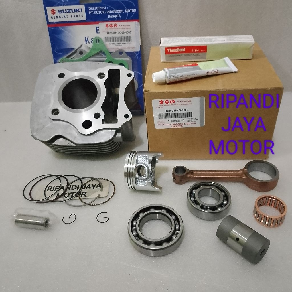 PAKET BLOK SEHER SUZUKI SMASH TITAN 110, 5 AITEM