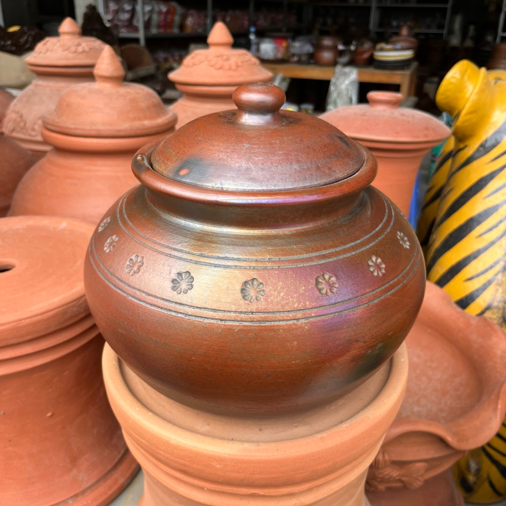Gerabah Gentong Beras Wadah Dawet Gentong Air Tanah Liat