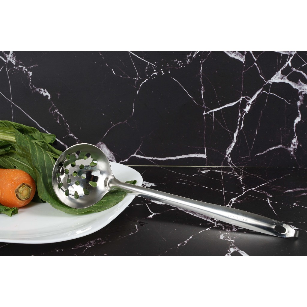 Irus Lubang Stainless Sendok Sayur Lubang Sop Stainless Lubang Food Grade