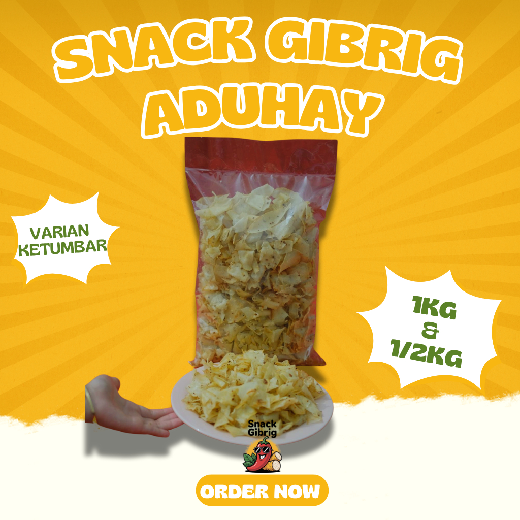 

Keripik Singkong Kriwil Ketumbar 500 Gram & 1Kg