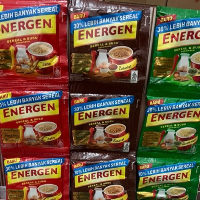 

ENERGEN SEREAL & SUSU (isi 10 pcs ) @35gr