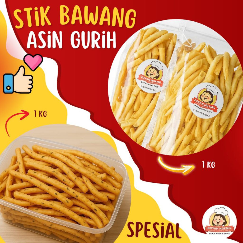 

GROSIR STIK BAWANG RENYAH 1KG