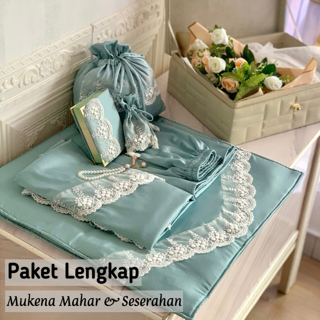 PAKET LENGKAP MUKENA MAHAR / SESERAHAN YASMINA