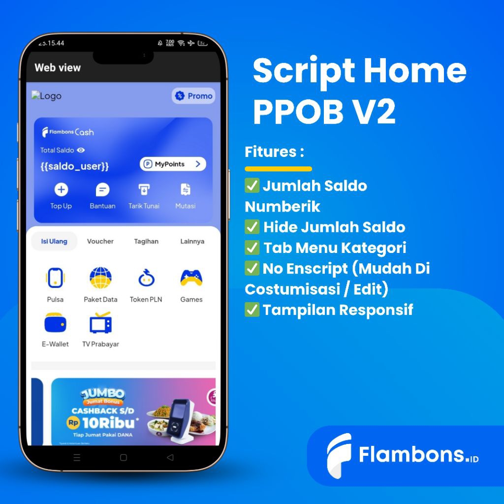 Script Bukaolshop Home PPOB V2