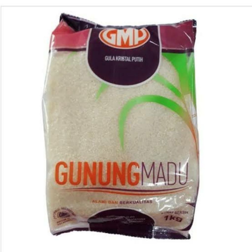 

GMP Gula Gunung Madu GMP 1KG - Gula Kristal Putih Alami dan Berkualitas 1 Kilogram