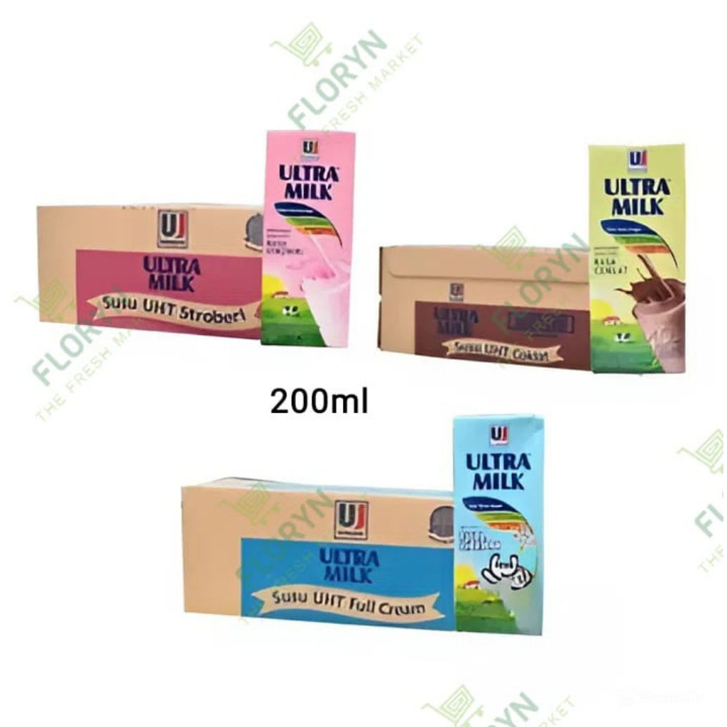 

Susu UHT Ultra Milk 200 ml