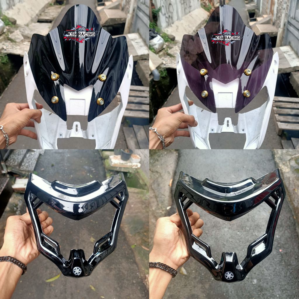Visor vixion new nva visor model transfomer vixion advance sett cover lampu original yamaha vixion n